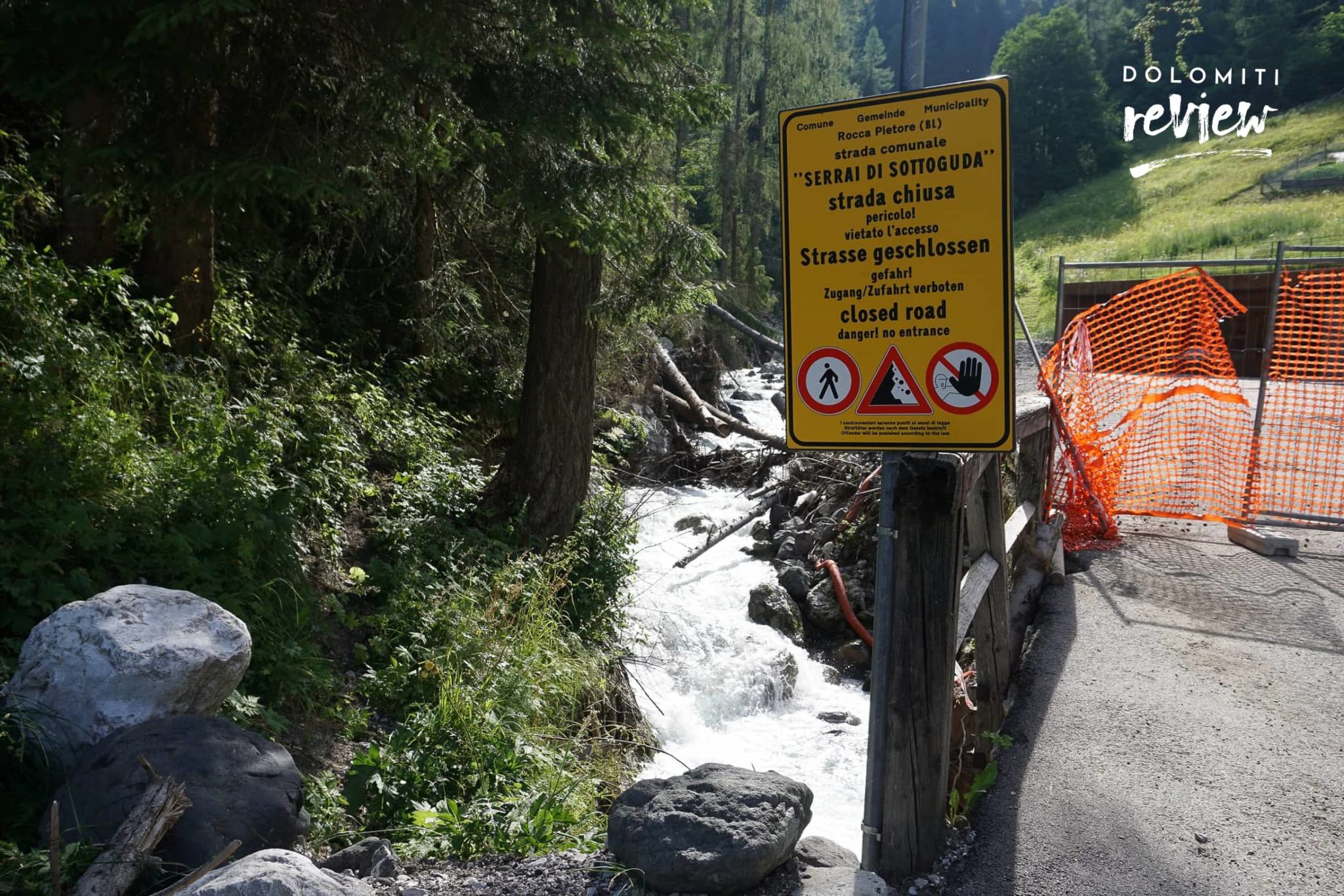 Serrai di Sottoguda adesso