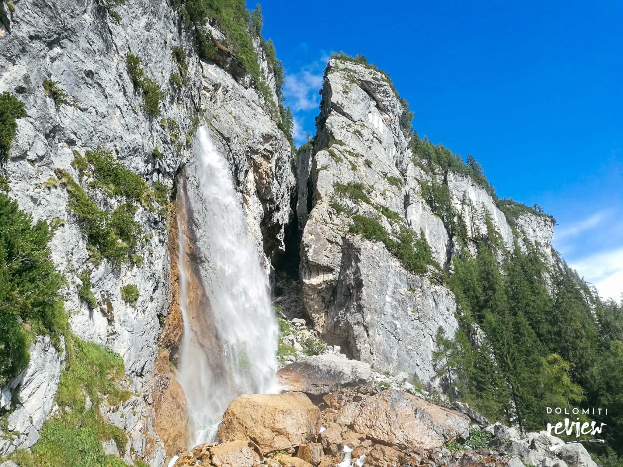 Val di Gares Cascata delle Comelle