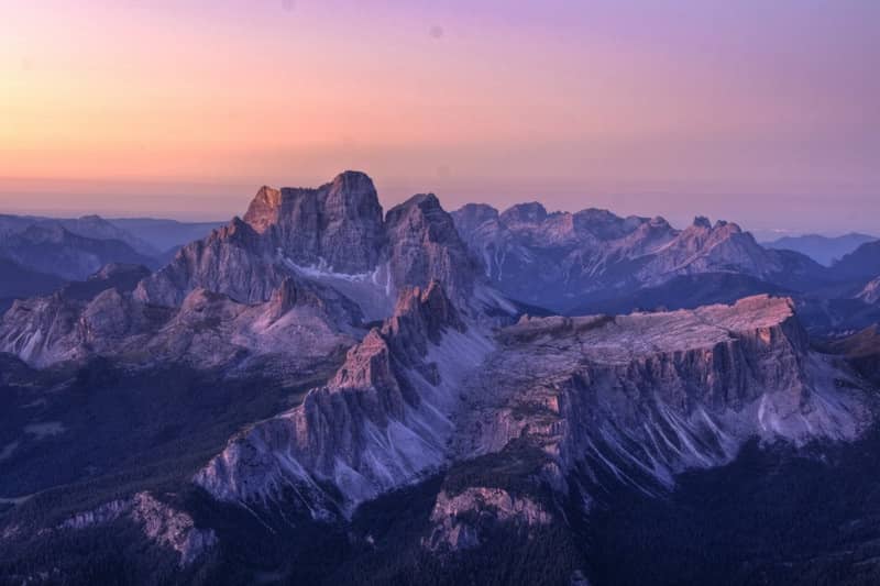 Alba in Tofana - foto Dino Colli